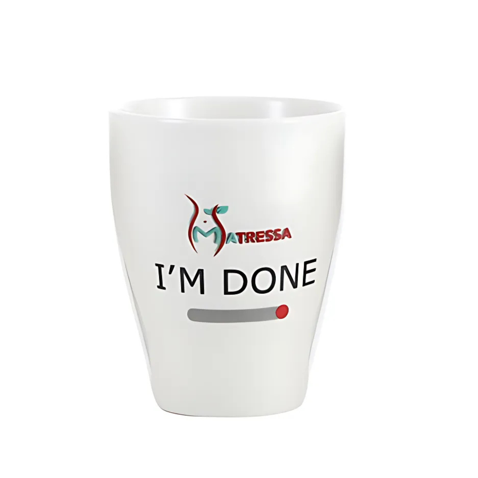 Mugs: Latte/Coffee Mug - I'm Done