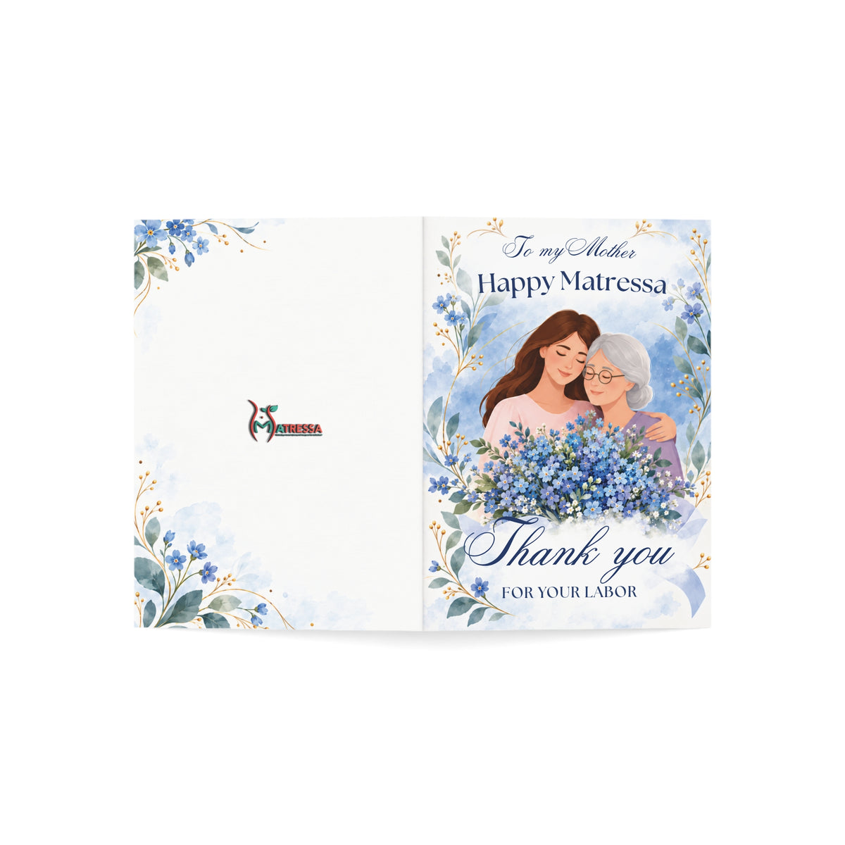 Thank You for Your Labor Matressa Day Greeting Card