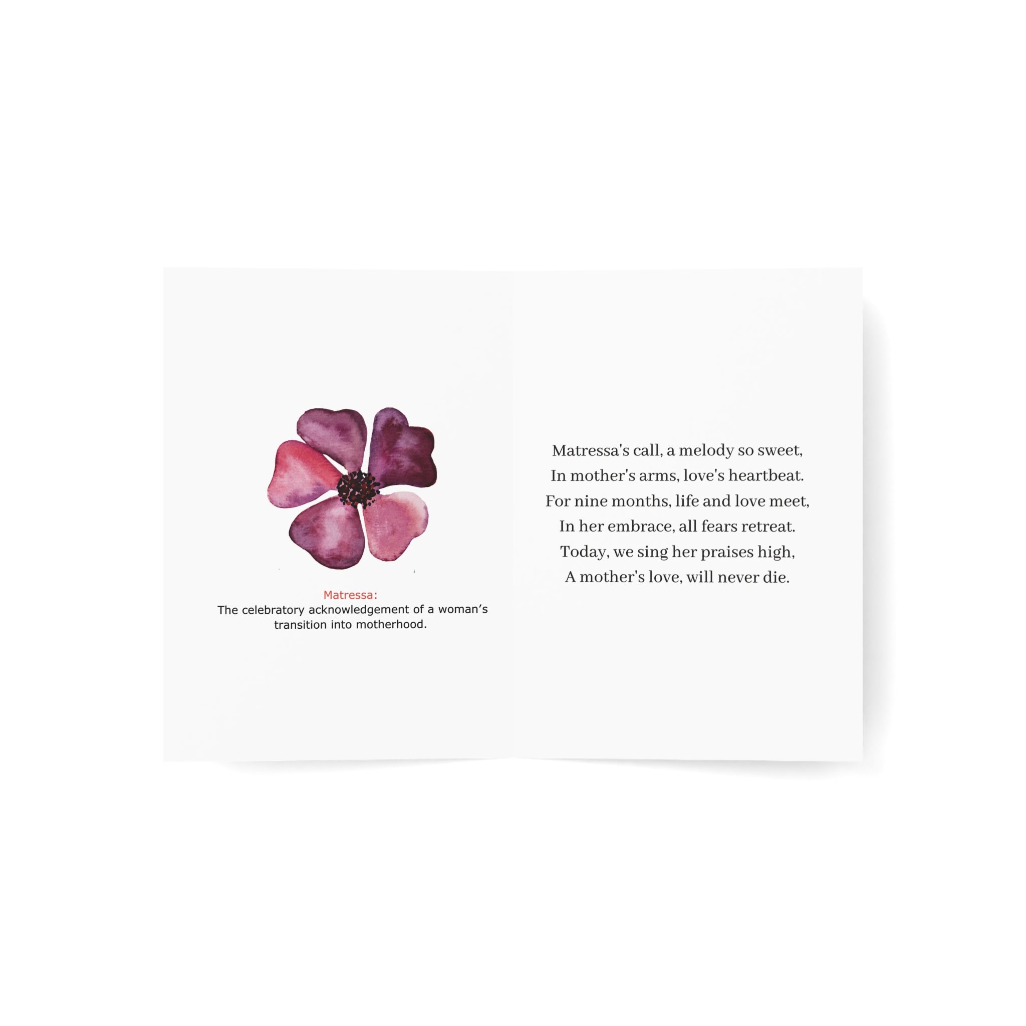 Happy Matressa Mother's Day - Greeting Card