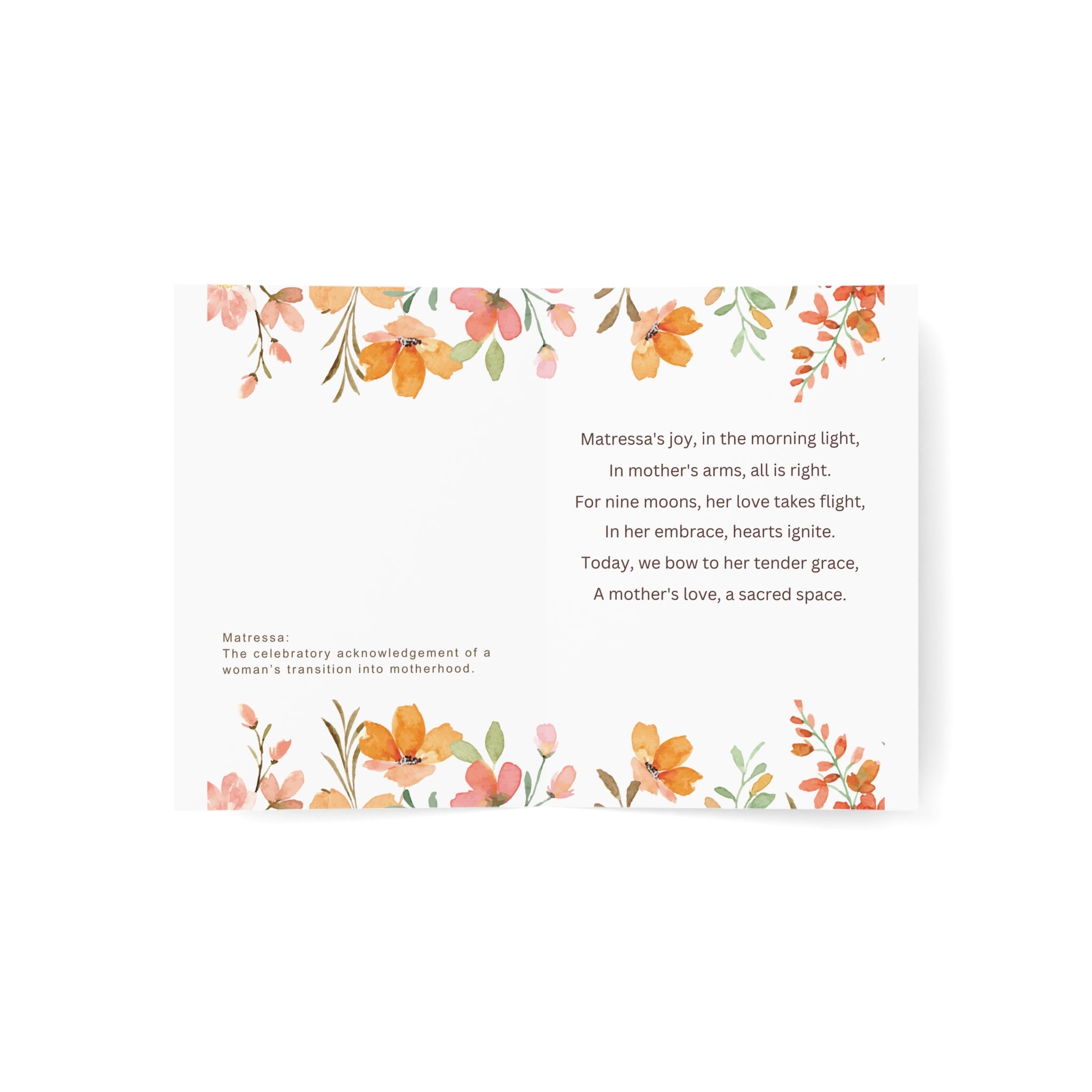 Matressa Mother's Day - Greeting Card