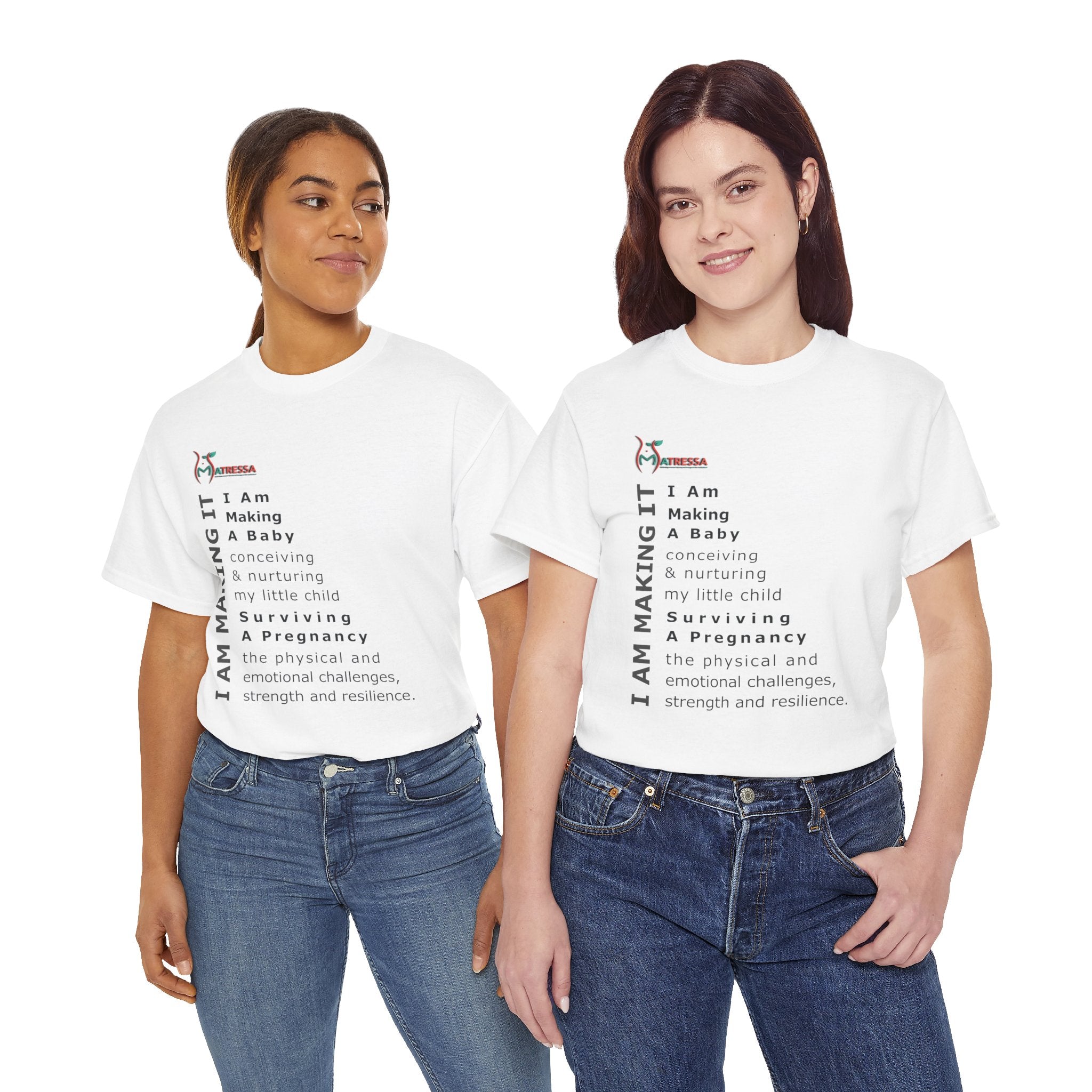 I’M MAKING IT T-Shirt – Pregnancy Shirt for Expecting Moms | Unisex Cotton Tee | Perfect Gift for Pregnancy