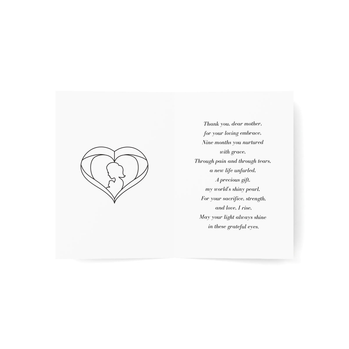 Thank You for Your Labor Matressa Day Greeting Card