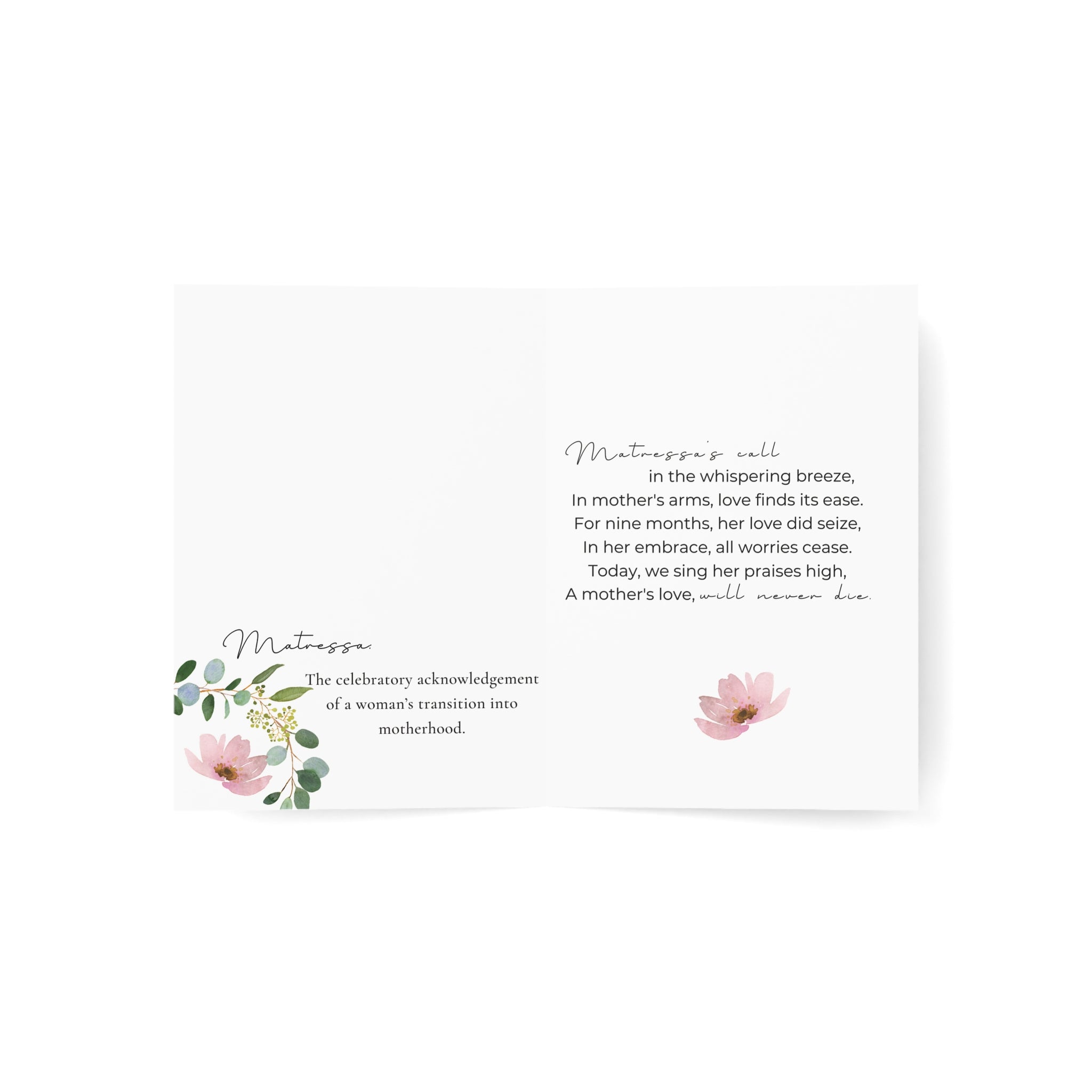 Matressa Mother's Day - Greeting Card