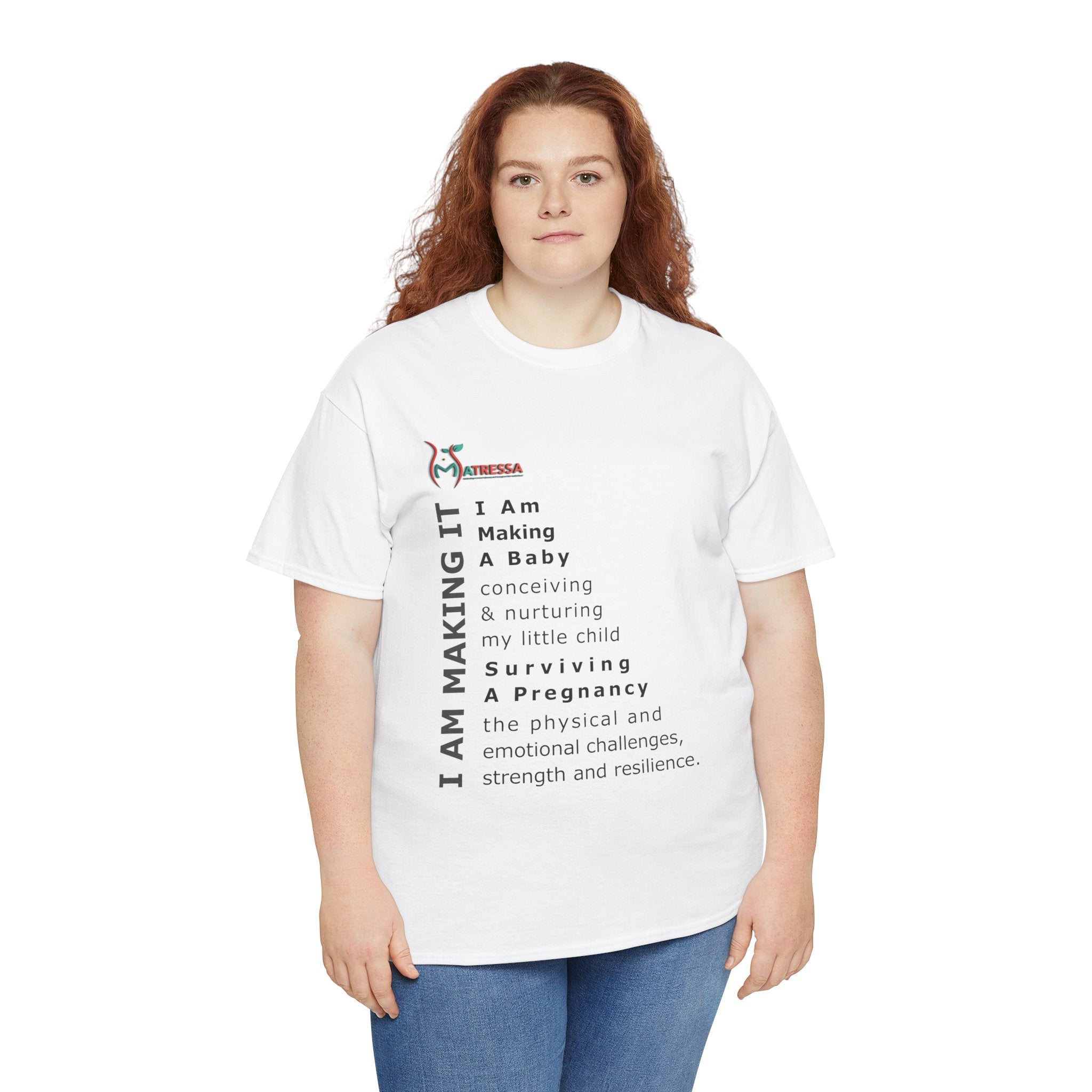 I’M MAKING IT T-Shirt – Pregnancy Shirt for Expecting Moms | Unisex Cotton Tee | Perfect Gift for Pregnancy
