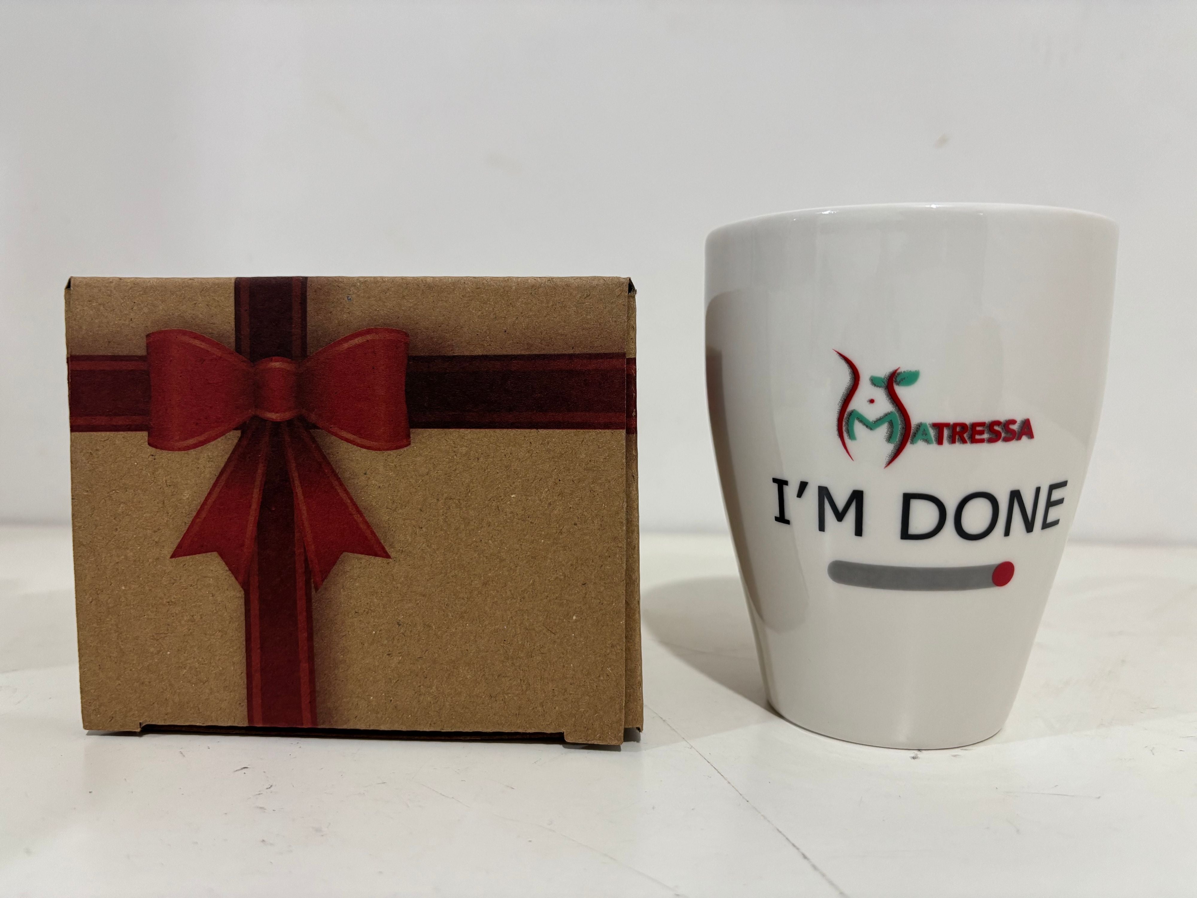 Mugs: Latte/Coffee Mug - I'm Done