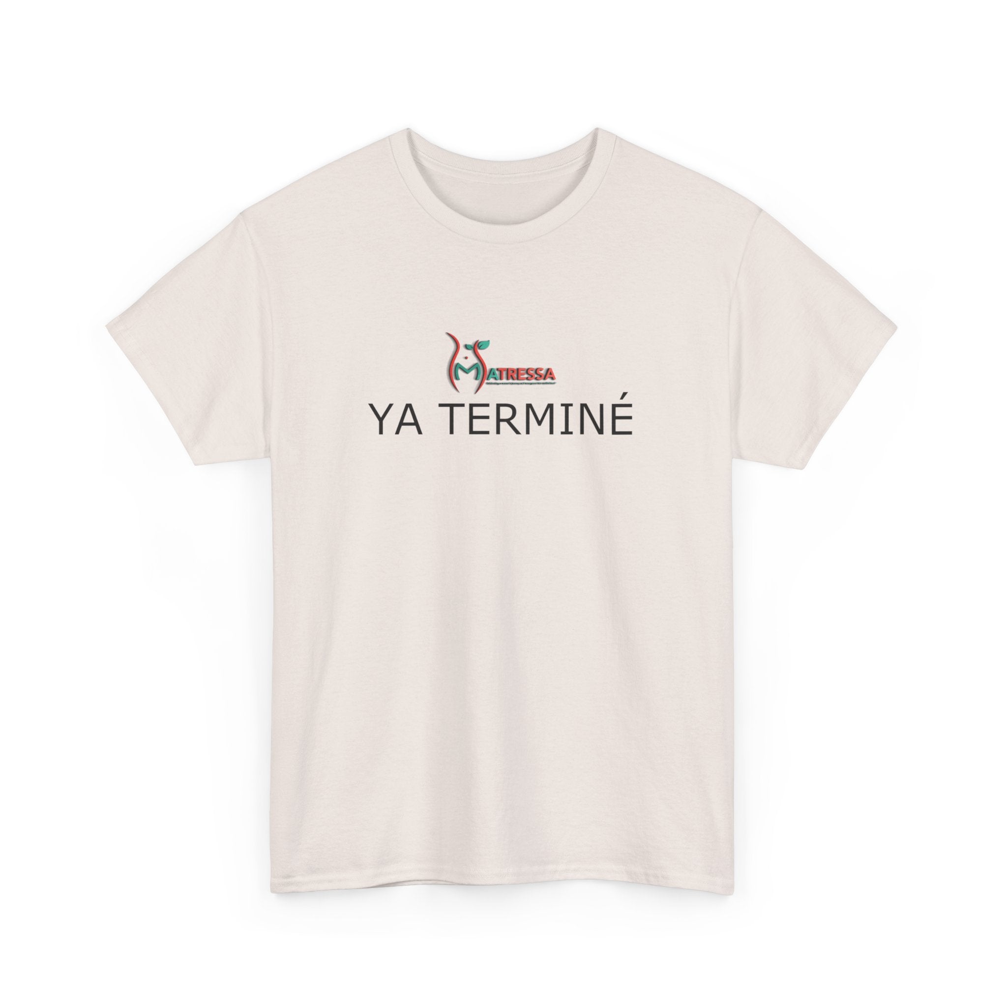 YA TERMINÉ: Camiseta de algodón de alta calidad