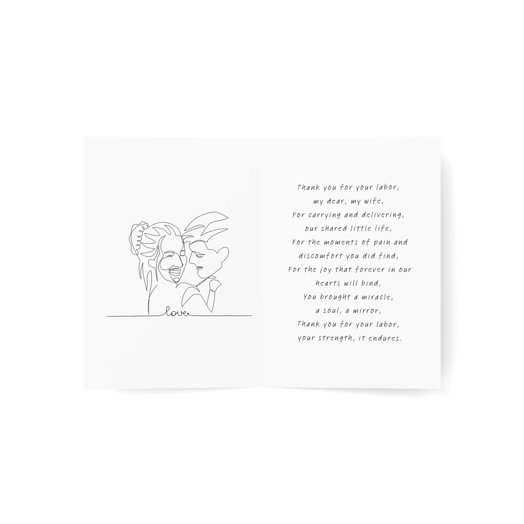 To My Wife - Thank You for Your Labor