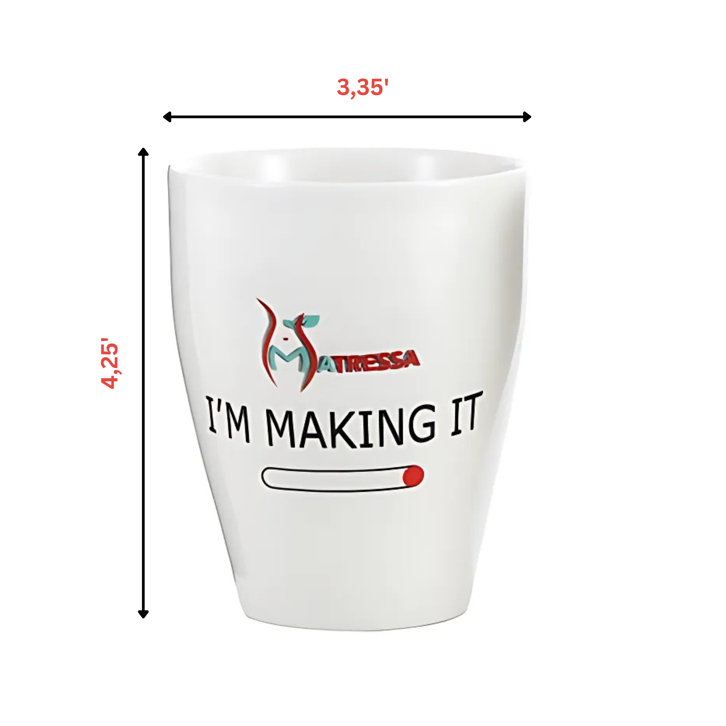 Mugs: Latte/Coffee Mug - I'm Making It