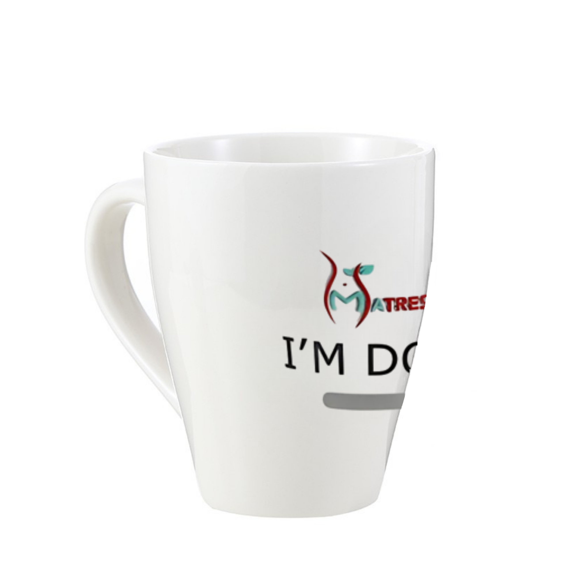 Mugs: Latte/Coffee Mug - I'm Done