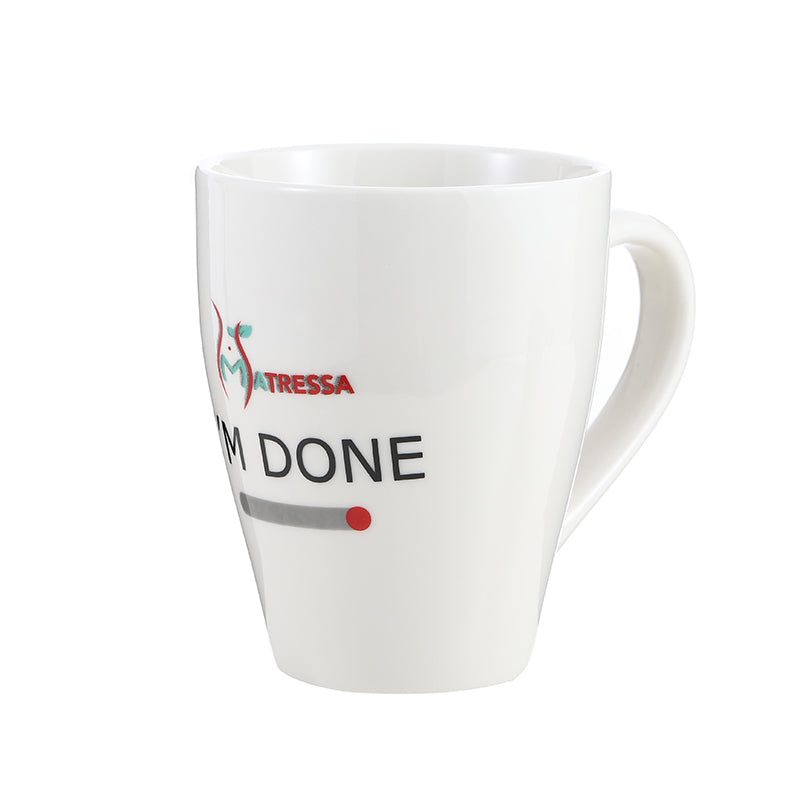 Mugs: Latte/Coffee Mug - I'm Done