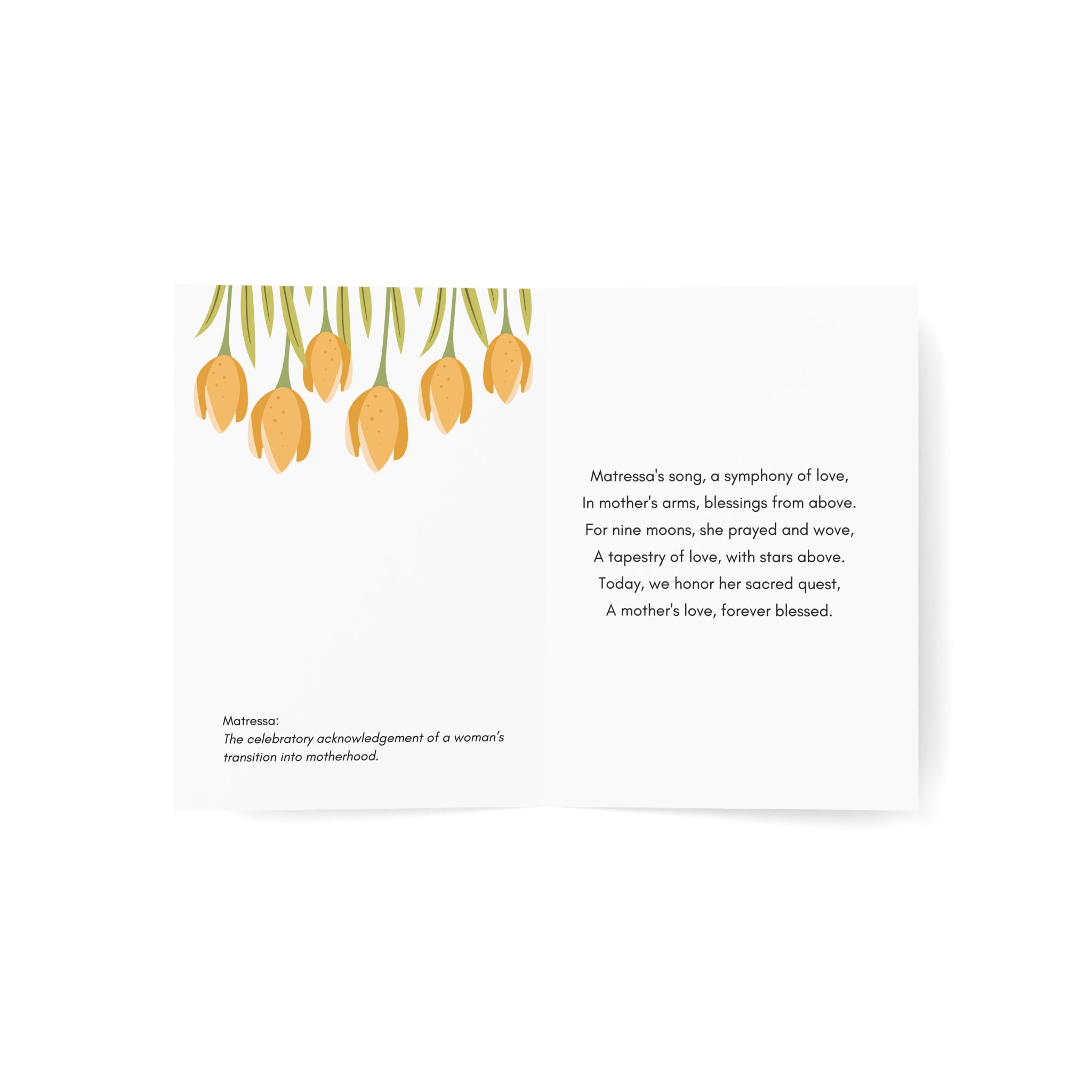 Matressa Mother's Day - Greeting Card