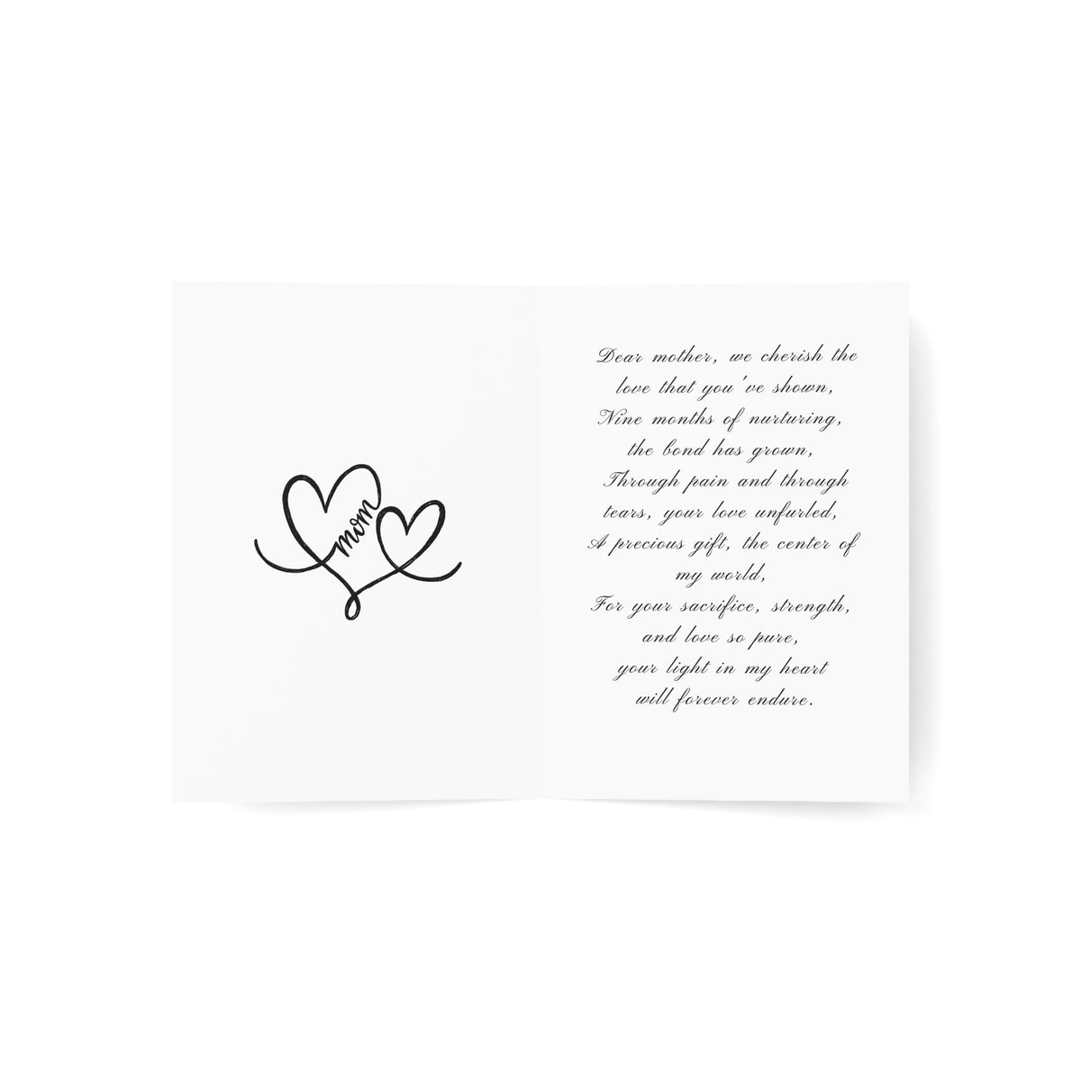 Happy Matressa – Thank You for Your Labor | Mother & Daughter Greeting Card