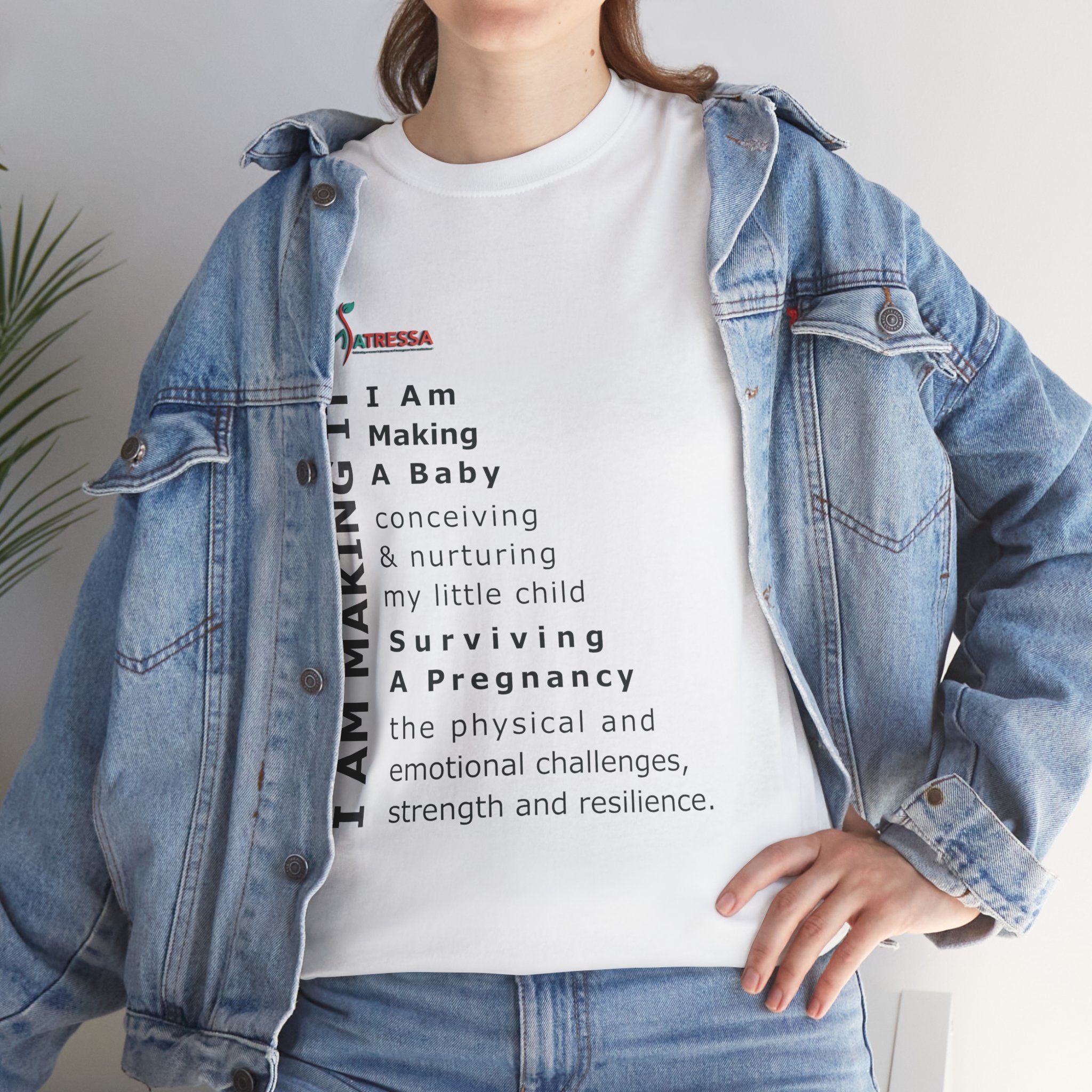 I’M MAKING IT T-Shirt – Pregnancy Shirt for Expecting Moms | Unisex Cotton Tee | Perfect Gift for Pregnancy