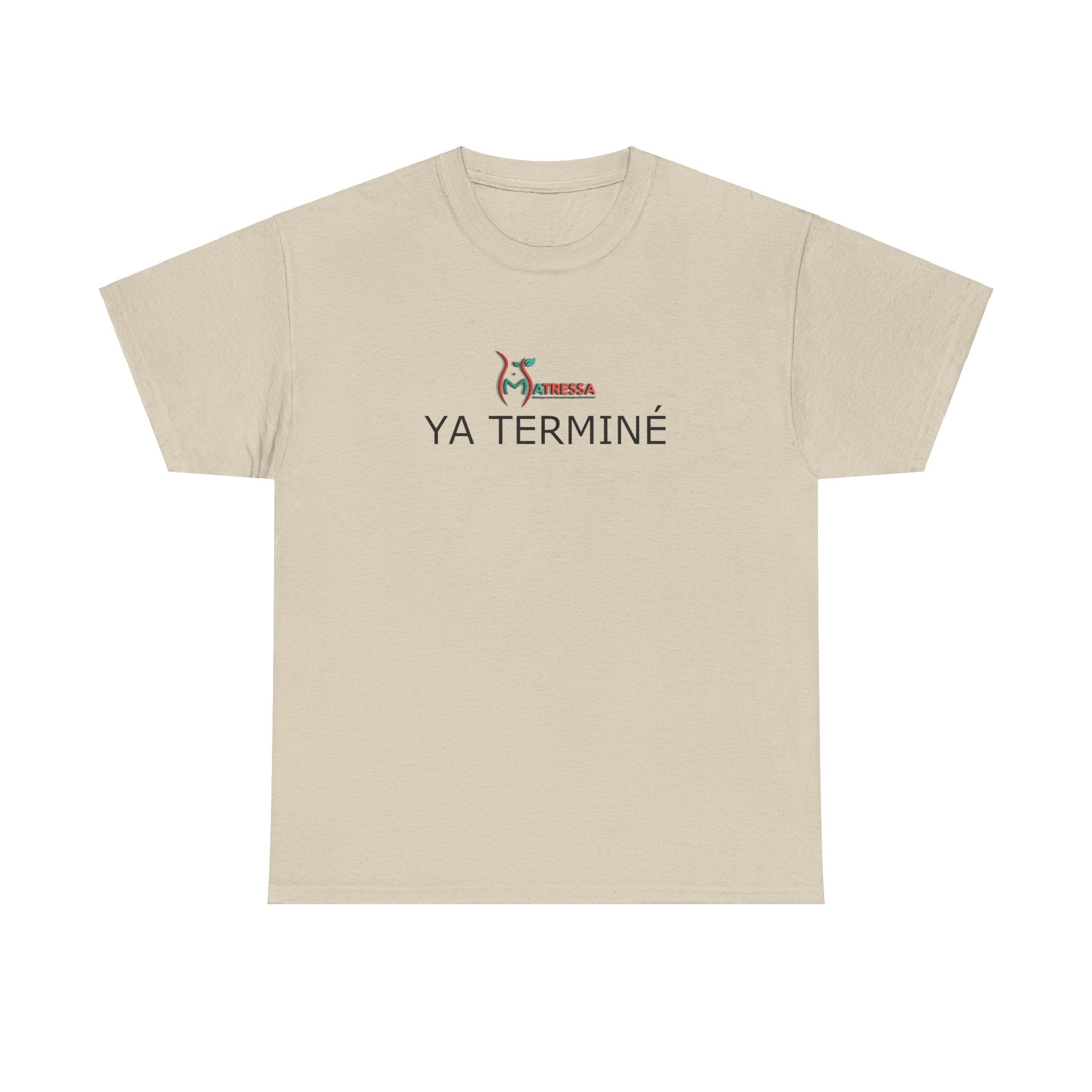 YA TERMINÉ: Camiseta de algodón de alta calidad