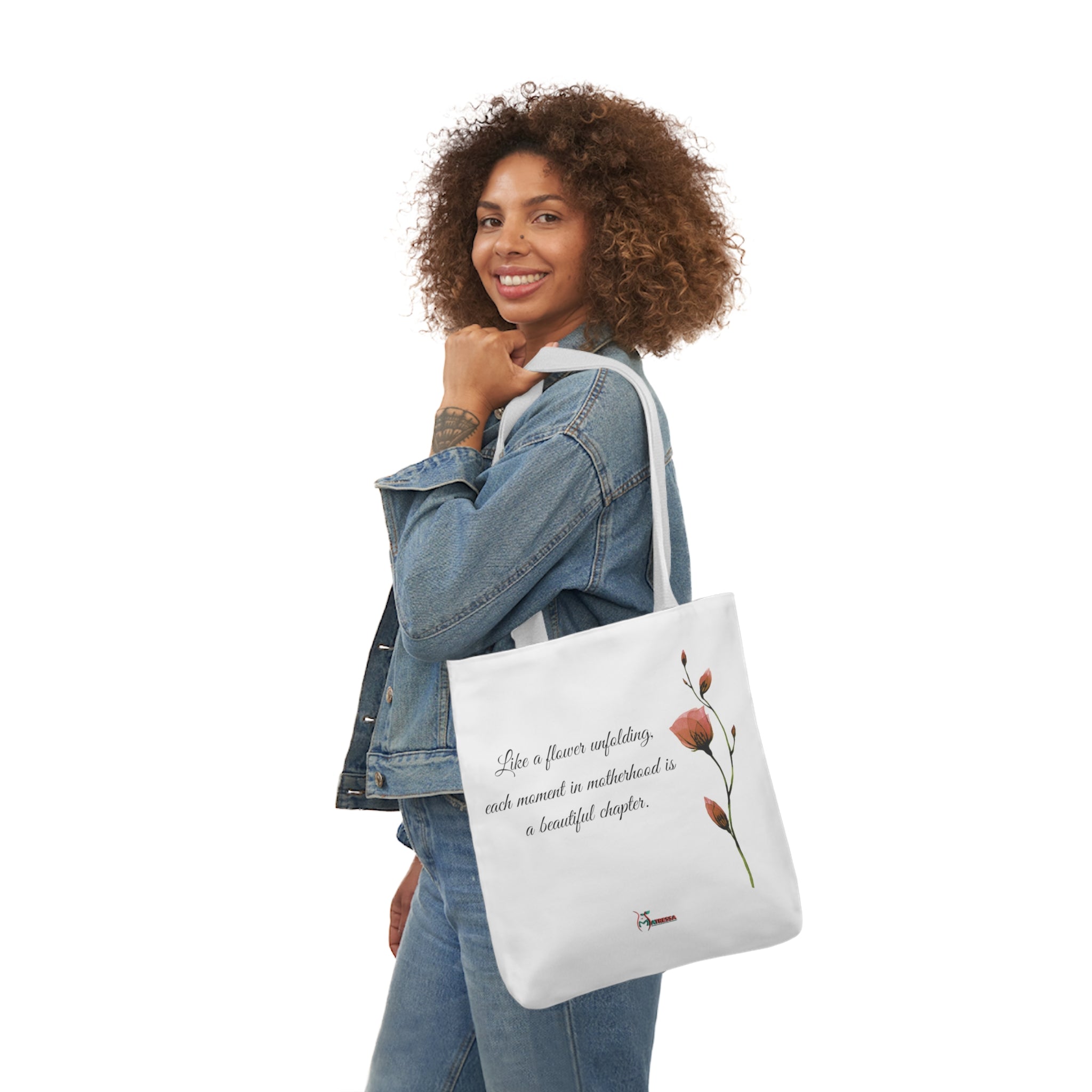 Motherhood is a Beautiful Chapter - Canvas Tote Bag