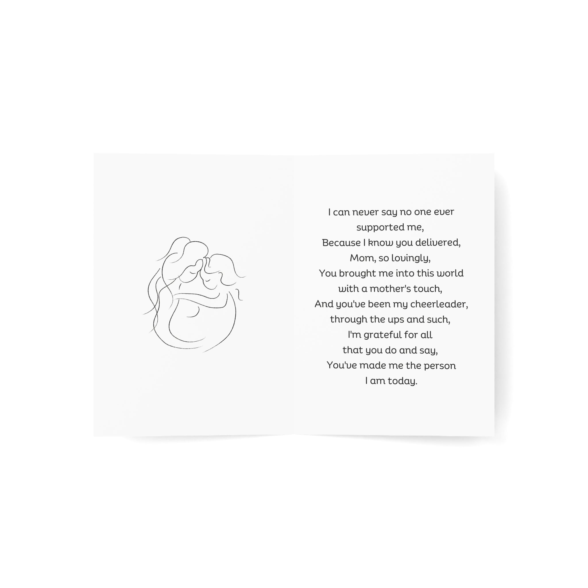 You Delivered: a Matressa card for your mother