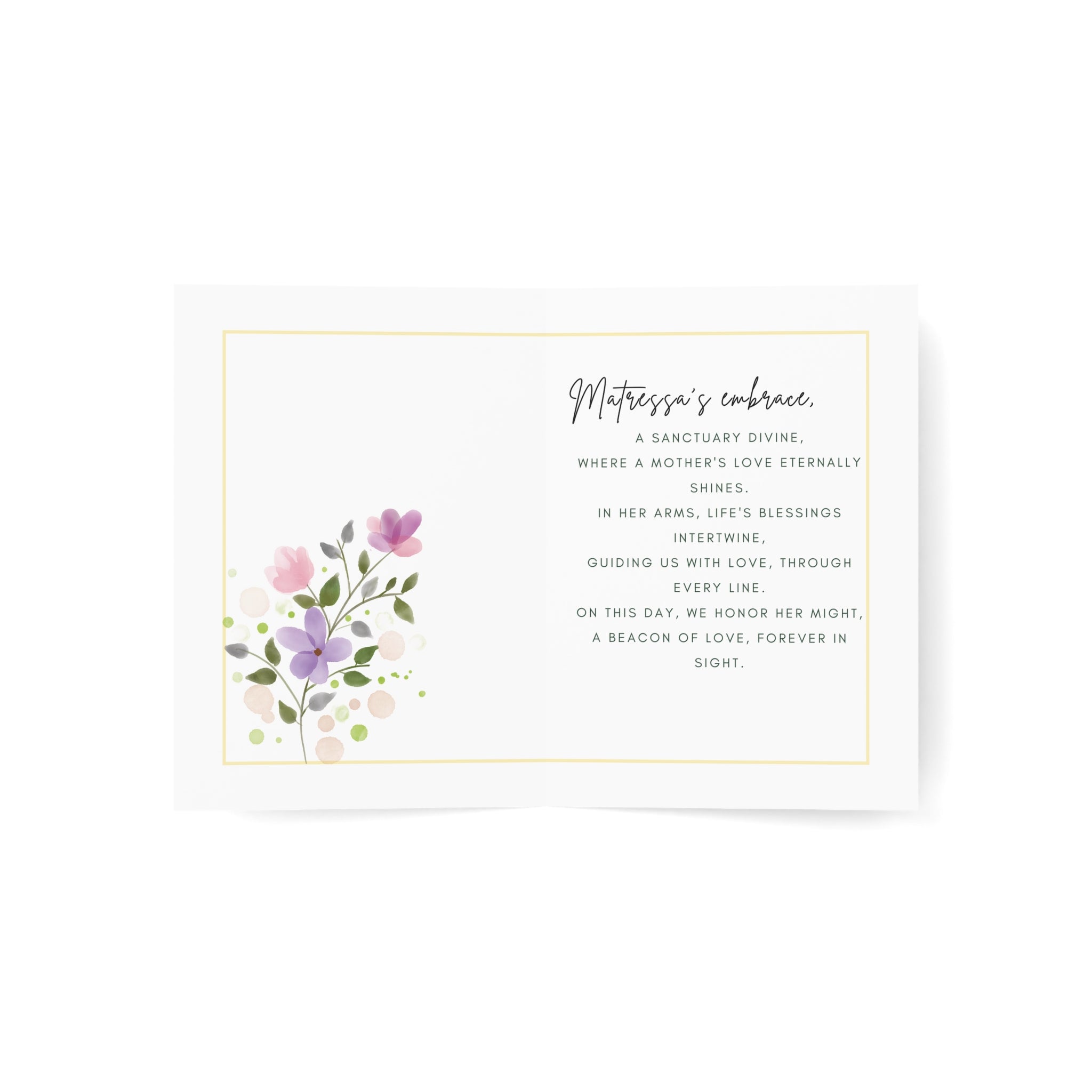 Matressa Mother's Day - Greeting Card
