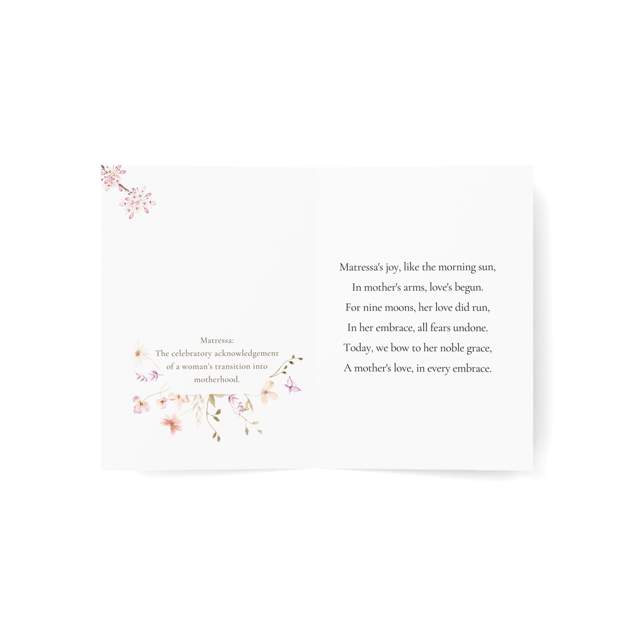 Matressa Mother's Day - Greeting Card