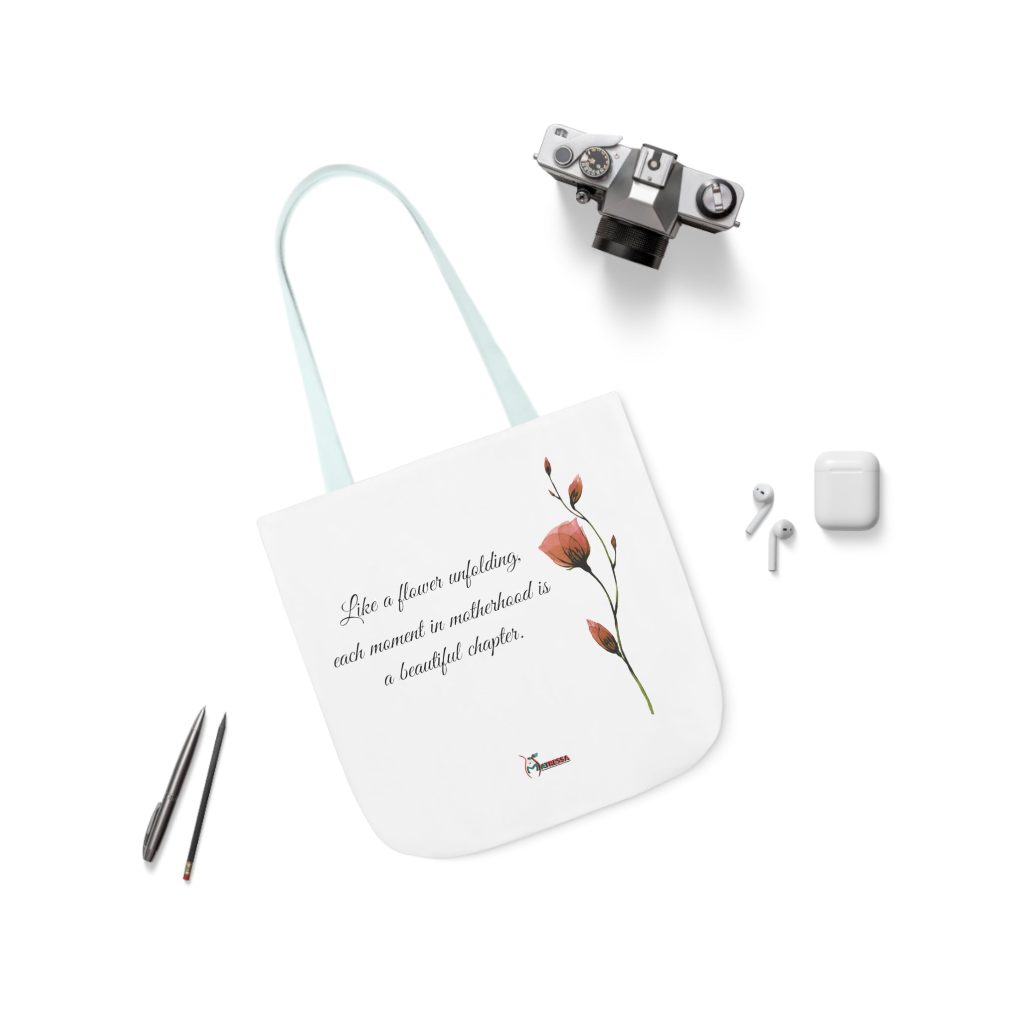 Motherhood is a Beautiful Chapter - Canvas Tote Bag