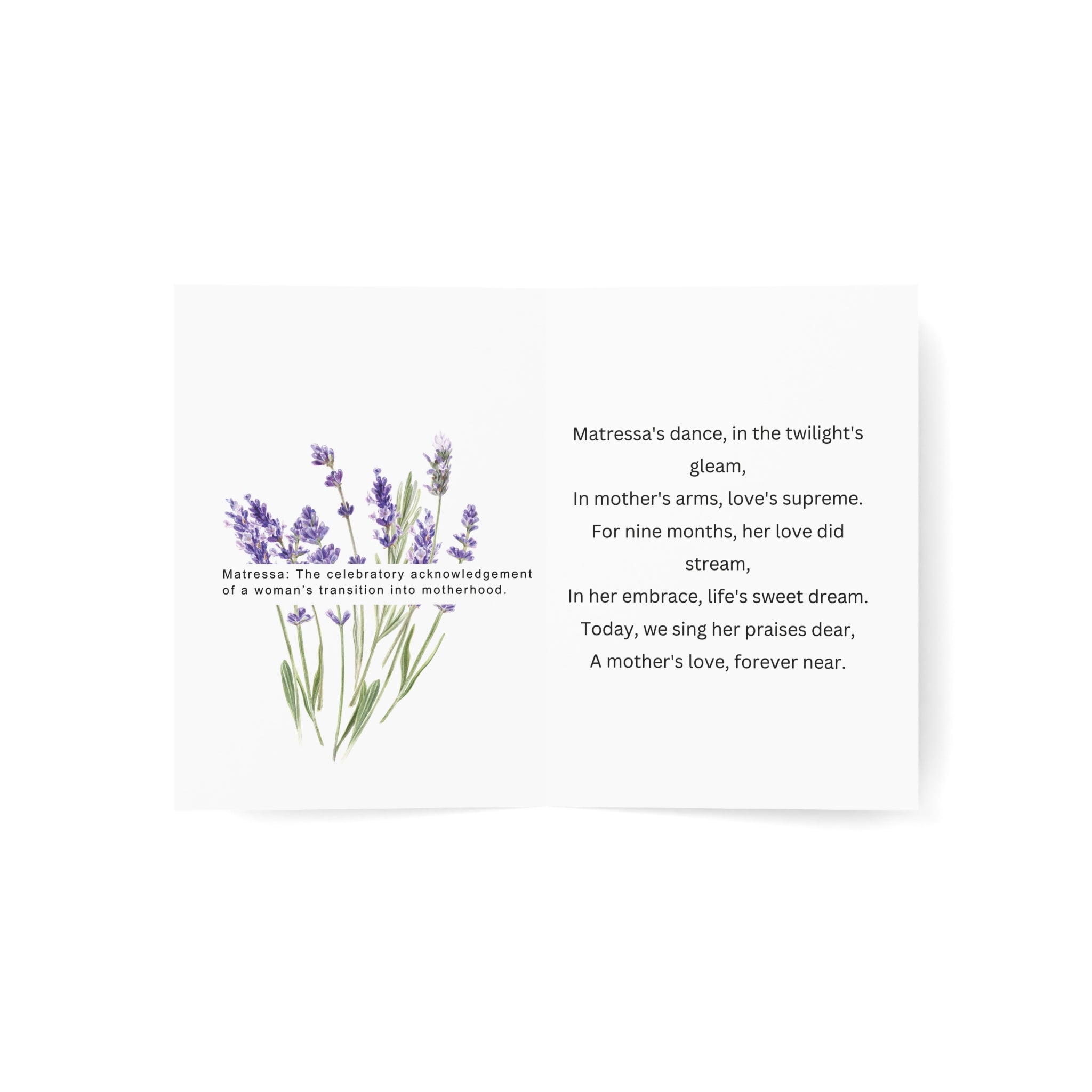 Matressa Mother's Day - Greeting Card