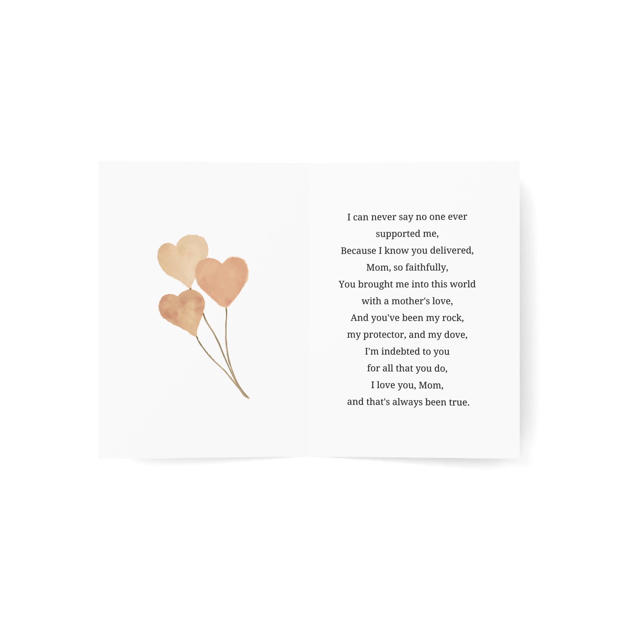 You Delivered: a Matressa card for your mother