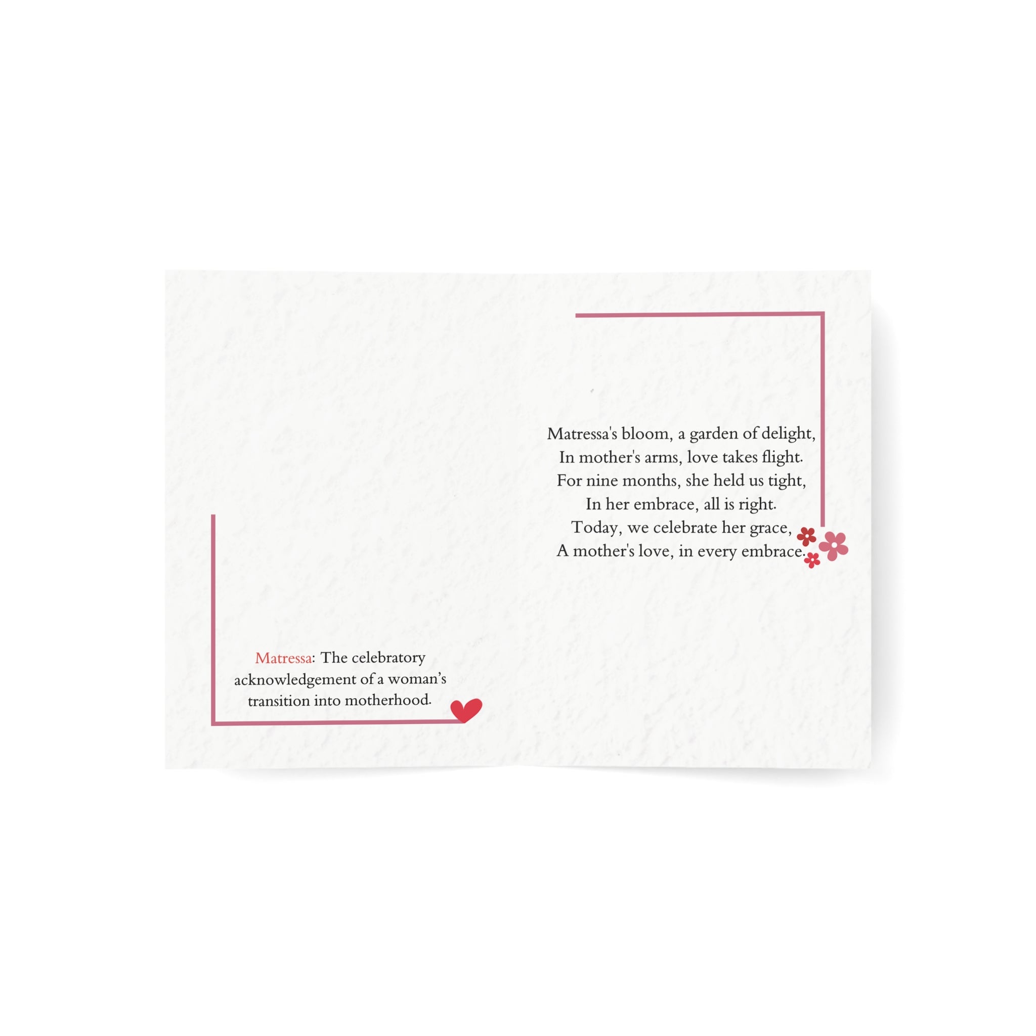 Matressa Mother's Day - Greeting Card