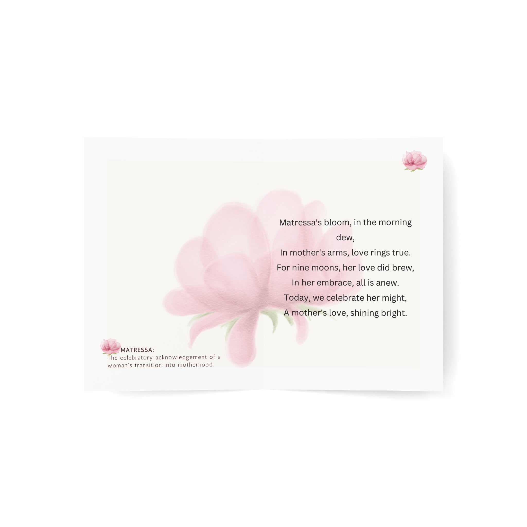 Matressa Mother's Day - Greeting Card