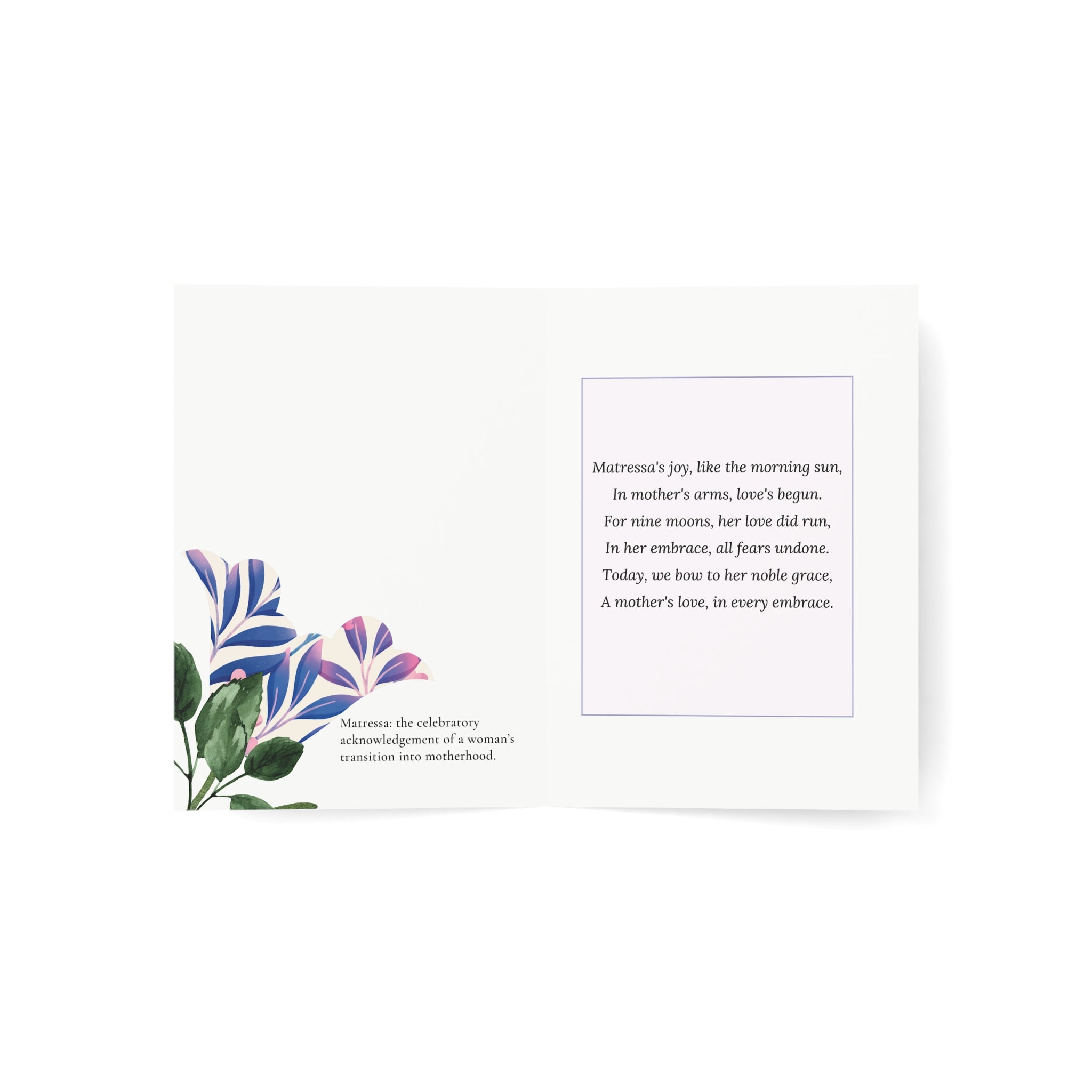 Matressa Mother's Day - Greeting Card