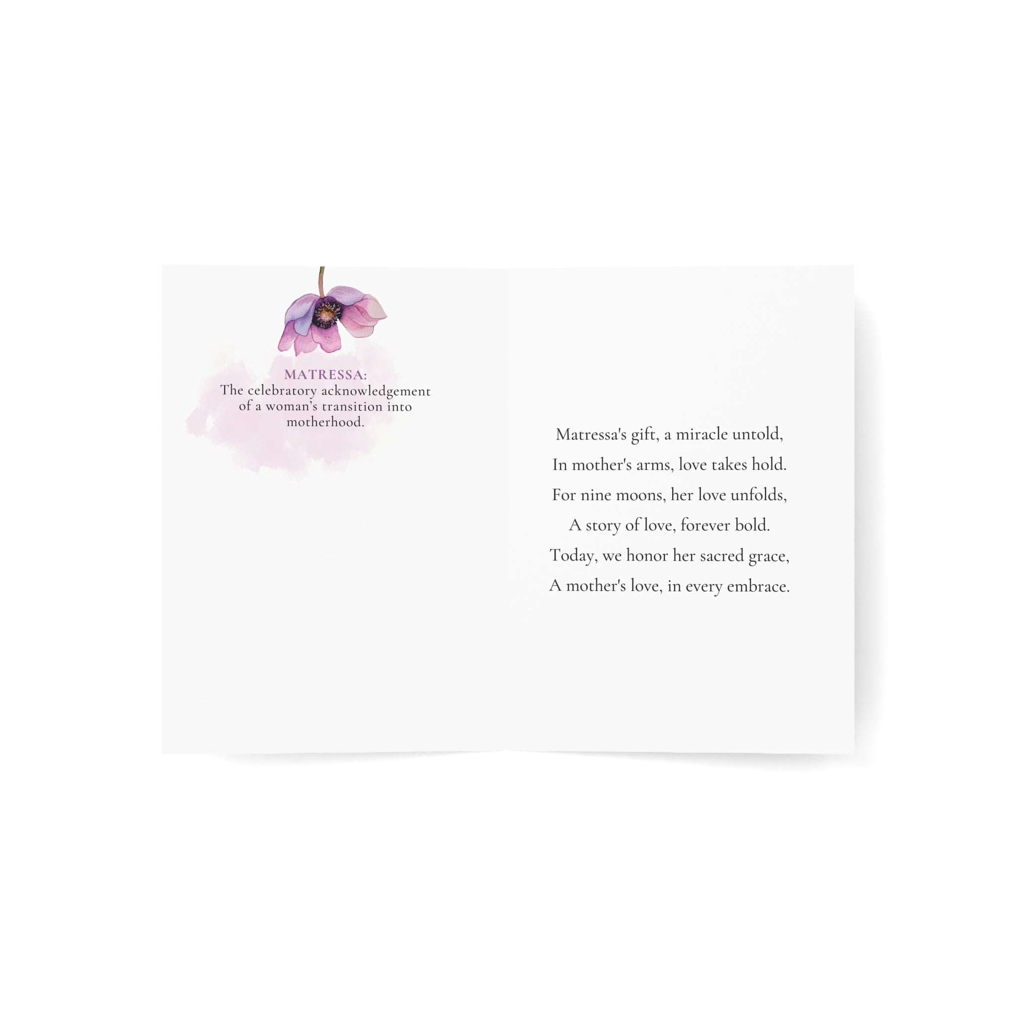Matressa Mother's Day - Greeting Card